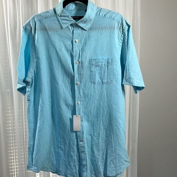 Daniel Cremieux Linen Blend Shirt Medium NWT - Picture 1 of 7